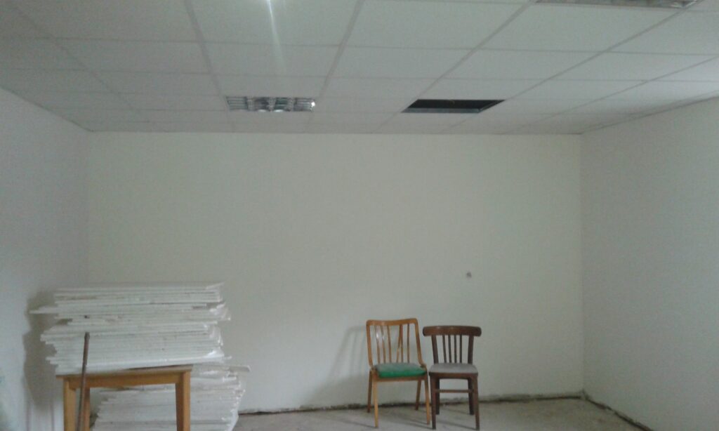 Montáž kazetového stropu