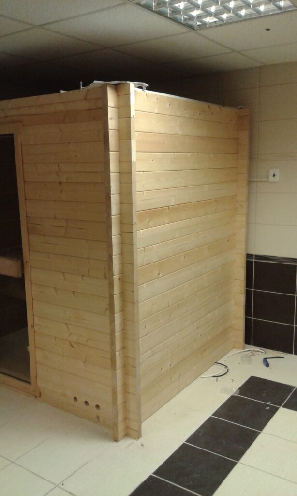 Výstavba sauny